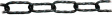 120717277 Decorative chain turned, black 3.5 mm