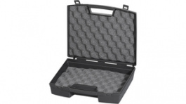 RND 550-00077, Case, black 280 x 240 x 77 mm, Polypropylene, RND Lab
