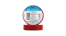 7100184730, Electrical Tape, Temflex 165, PVC, 15mm x 10m, Red, 3M