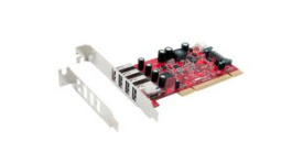 EX-1093-2, Interface Card, PCI, 4x USB-A, USB 3.1, Exsys