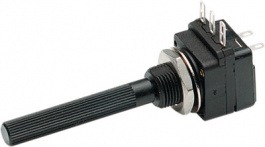 PC16SH10CP06-104A2020-CTA, Rotary Potentiometer, 100 kOhm, Soldering Lugs, Piher