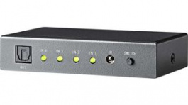 ASWI2504AT, Optical Audio Switch Toslink Female - 4x Toslink Female, Nedis (HQ)