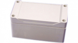1555DGY, Watertight plastic enclosure 65 x 120 x 60.5 mm Grey ABS IP66, Hammond