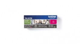 TN-247M, Toner Cartridge, 2300 Sheets, Magenta, Brother