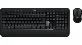 920-008800, Advanced Combo Keyboard & Mouse CH Switzerland Wireless Blac, Logitech