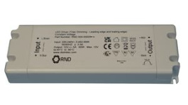 RND 500-00029, LED Driver, Triac Dimmable CV, 60W 5A 12V IP20, RND power