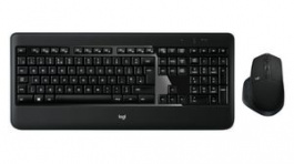 920-008878, Keyboard and Mouse, 2000dpi, MX900, UK English, QWERTY, Wireless/Bluetooth/Cable, Logitech