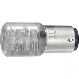 1508P 13 1280 WS, LED Indicator Lamp BA15d 12 VAC/VDC, Taunuslicht