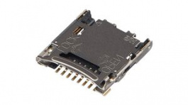 DM3CS-SF, Разъем: для карт памяти; SD Micro; с откидывающейся крышкой; SMT, Hirose