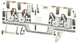 1521790000, A4C 2.5 WT terminal block a push-in, 0.5...2.5 mm2 800 vac 24 a white, Weidmuller