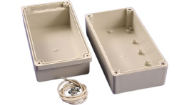 RP1185, Plastic enclosure, grey, 165 x 85 x 85 mm, ABS, Hammond