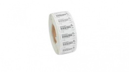 10026769, Label Roll, Polyester, 100 x 40mm, 250pcs, White, Zebra