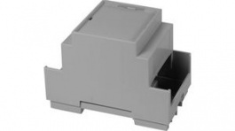 CNMB/3ST/2, DIN Rail Module Box Size 3 Solid Top Both Sides Open 53x90x58mm Light Grey Polyc, CamdenBoss