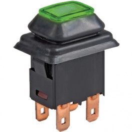 1686.8104, Push-button switch 1Pgreen IP 65, Marquardt