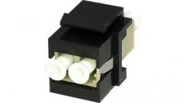 KOLMMDXbk, Fibre Keystone Coupler LC to LC MM, Black, TUK Limited