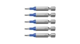 41660, Насадка; квадратная; #1; 50мм; Монтаж: 1/4" (E6,3мм); 5шт; Серия: T, Wiha