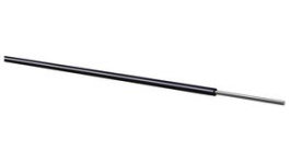YV 0,8 MMdiam. BLACK [100 м], Hook-up wire PVC 0.5 mm2 Black, Kabeltronik