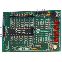 DM164120-3, 28-контактная отладочная плата Demo Board программатора PICkit, Microchip