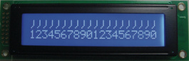 DEM 20231 SBH-PW-N, Дисплей: LCD; алфавитно-цифровой; STN Negative; 20x2; LED; PIN: 16, Display Elektronik