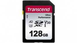 TS128GSDC340S, Memory Card, SDXC, 128GB, 160MB/s, 90MB/s, Transcend