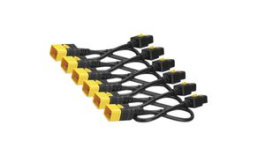 AP8712S [6 шт], Power Cord Kit, 6pcs, IEC 60320 C19 - IEC 60320 C20, 600mm, Black, APC
