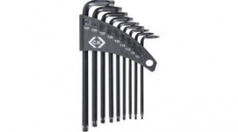 T4409, Набор ключей; Torx®; TX08,TX09,TX10,TX15,TX25,TX27,TX30,TX40, C.K Tools (Carl Kammerling brand)