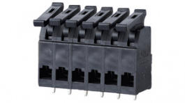 AST0550602, PCB Terminal Block Series ST055 Pitch 5 mm 90° 6P, Metz Connect