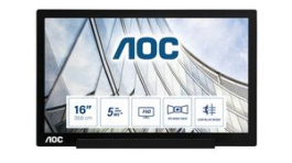 I1601FWUX, Portable Monitor, 15.6 " (39.6 cm), 1920 x 1080, IPS, 16:9, AOC