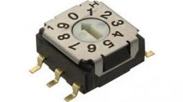 428542320810, Rotary DIP Switch Arrow-Shaped Slot 10-Pos Gull Wing, WURTH Elektronik