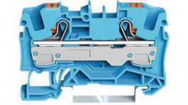 2206-1204, Feedthru Terminal, Cage Clamp, 2 Poles, 0.5 ... 10mm\x1a, Wago