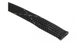 HEGPETFRX06-PET-BK, Cable Sleeving 3 ... 10mm Polyester Black / White, HellermannTyton