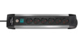 1391005006 Outlet Strip 6 Type K Black Type K 3m