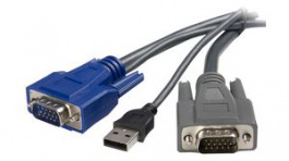 SVUSBVGA6, Ultra Thin KVM Adapter Cable VGA / USB, 1.8m, StarTech.com