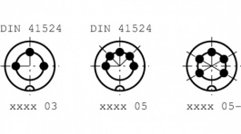 0304 03, Appliance socket 0304 3-pin Poles 3 5 A 250 VAC/VDC, Lumberg Connect