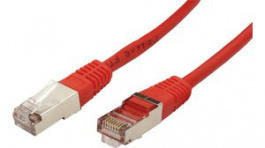 21.15.0181, Patchcord Cat 5e FTP 500 mm Red, Roline
