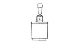 104TL2-3F, Toggle Switch, SPDT, Latched, 7.5A, 30VD, Honeywell