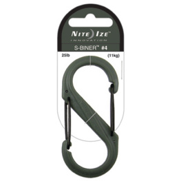 SBP4-03-26BG, Carabiner, plastic foliage, Nite Ize