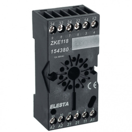 ZKE 118, Relay socket, Elesta Relays