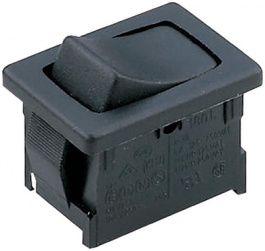 1803.2102, Rocker switch 1P 10 A 250 VAC, Marquardt