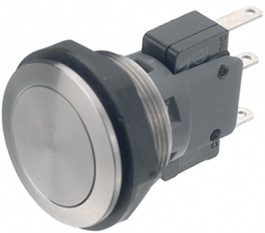 1241.6661.1120000, Переключатель: антивандальный; Положения: 2; SPDT; 3A/250ВAC; IP67, Schurter