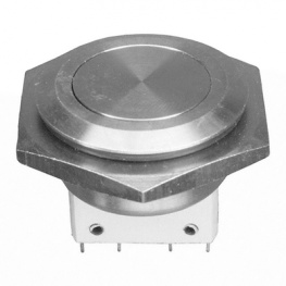 MP0038, Переключатель: антивандальный; Положения: 2; SPST-NO + SPST-NC, Bulgin