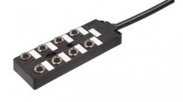 120248-0049, Sensor Distributor 8x M12, Socket, 5-Pole, A-Coded 12A Number of Ports 8, Molex
