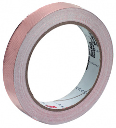 1245 6MMX16.5M, Copper tape embossed 6mmx16.5m 6 mm x 16.5 m, 3M