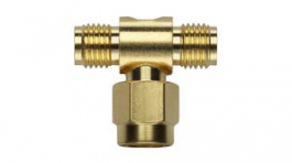 72969, Adapter, T-Type, SMA Plug - 2x SMA Socket, 50Ohm, Pomona