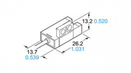 PM-R44, U-shaped photoelectric sensor 0. . .5 mm, Panasonic