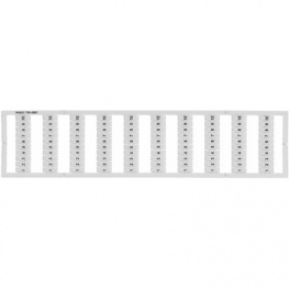 0793-5572, Inlay card 81-90 (10x) 5.2 mm, Wago