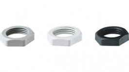 50.232PA/SW, Cable Gland Locknut, M32 x 1.5, Polyamide 6, Black, JACOB