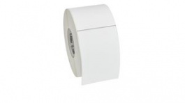 3003855, Label Roll, Polyester, 18 x 22mm, 3930pcs, White, Zebra
