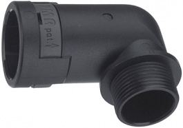 BVWD-M162GT, Угловой разъем 90°; Резьба: метрическая,внешняя; Oрукава: 12мм, PMA AG (Cable protection)