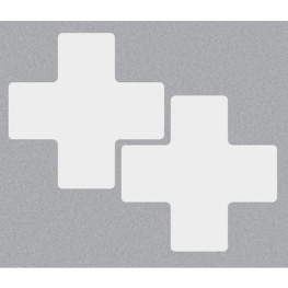 104477, Floor Corner Marks, Crosses PU=1 PAK, Brady